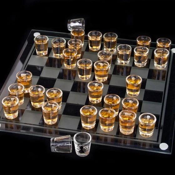 Chess Glass Drinking Game