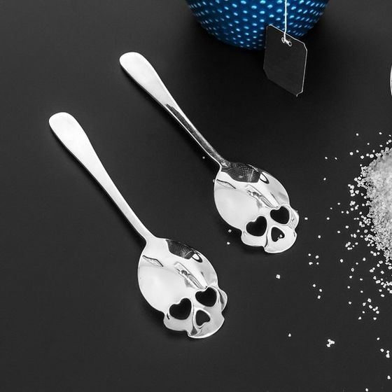 Skull Tea Spoons (Set of 2)
