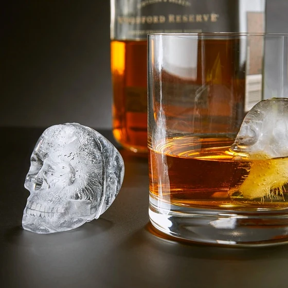 3D Skull Silicone Ice Cube Tray