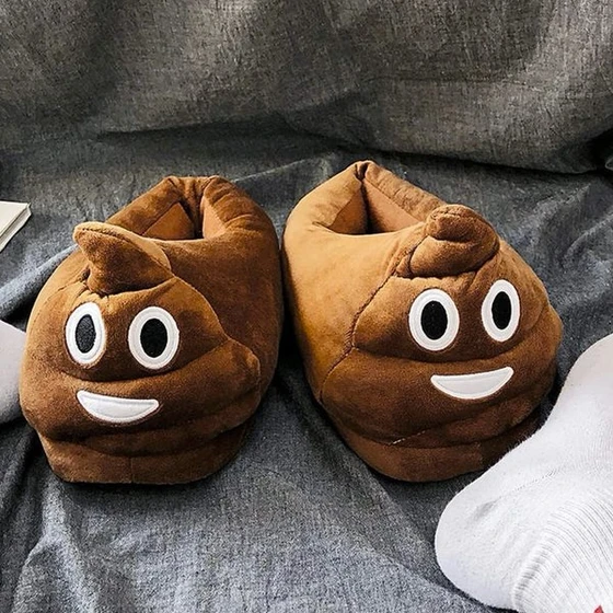Poop Emoji Slippers