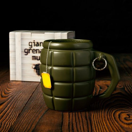 Green Giant Grenade Mug