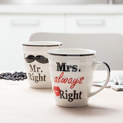 Mr. Right & Mrs. Always Right Mugs