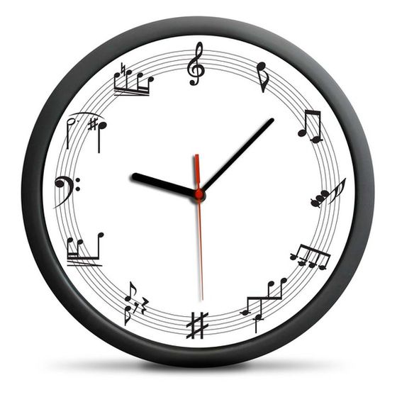 Music Notes Clock