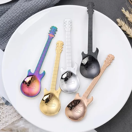 Guitar Tea Spoons (Set of 3)