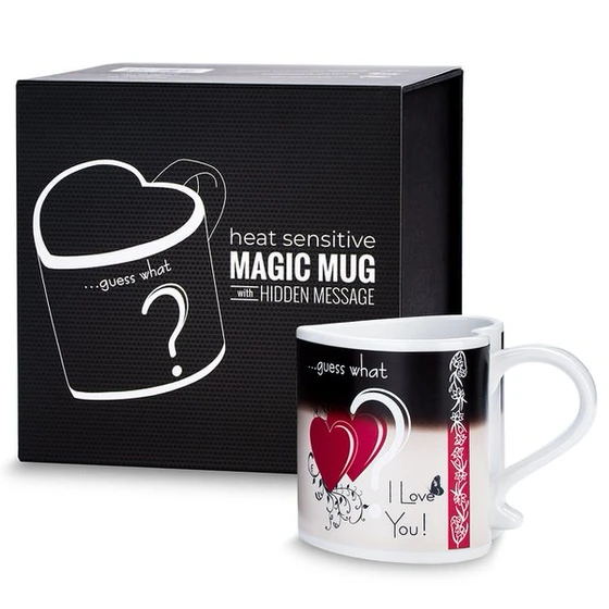 Heat Sensitive Deluxe Magic I Love You Mug