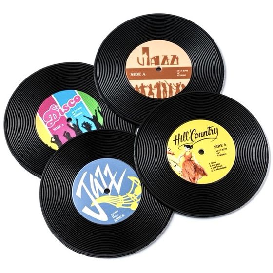 Vinyl Record Coaster (Set of 4)