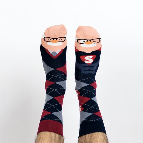 Super Grandpa Socks
