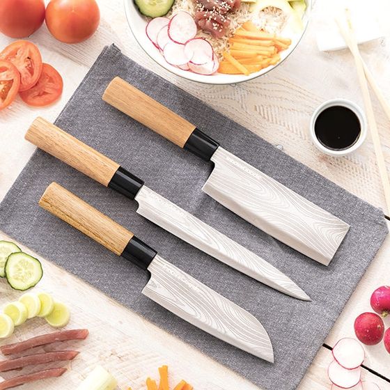 Damas·Q Japanese Knives with Carry Case