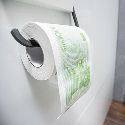 100 Euros Toilet Paper