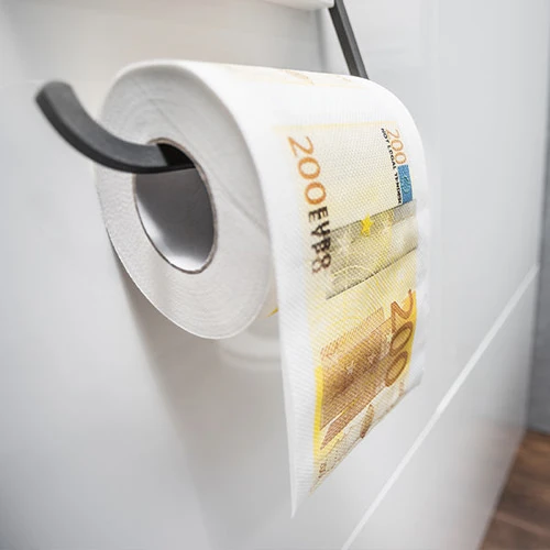 200 Euros Toilet Paper